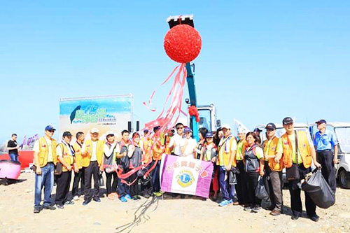 图说怪手环台净滩活动，智绘k豆钱包智能环保节能