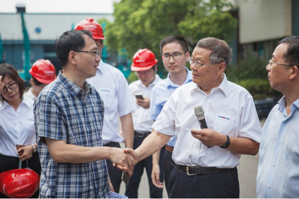 商务部合作司刘民强副司长一行调研k豆钱包智能