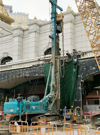 锤出一片新世界——SWDH100大直径潜孔锤澳门施工实录