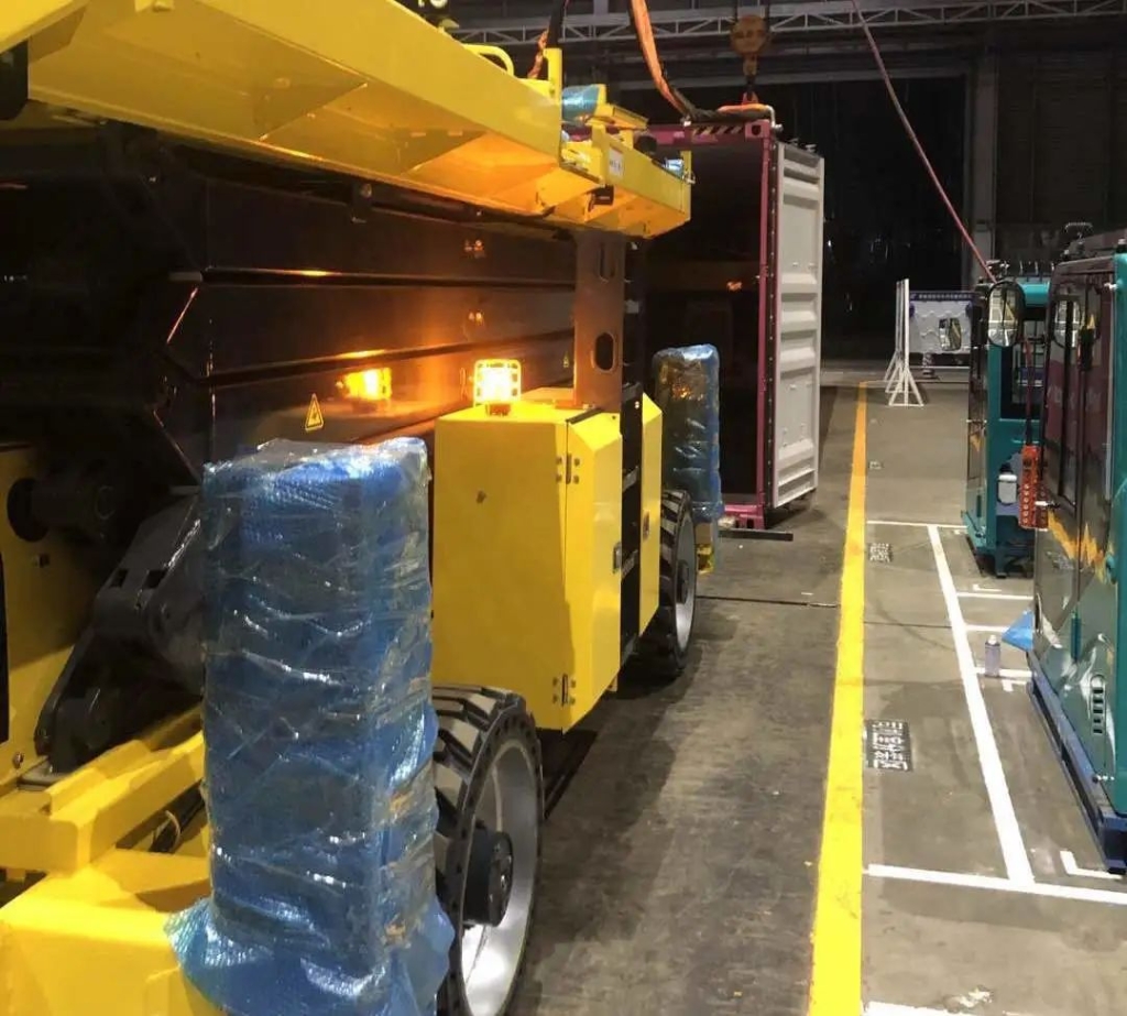 批量发往欧洲，高空作业平台迎来新年开门红