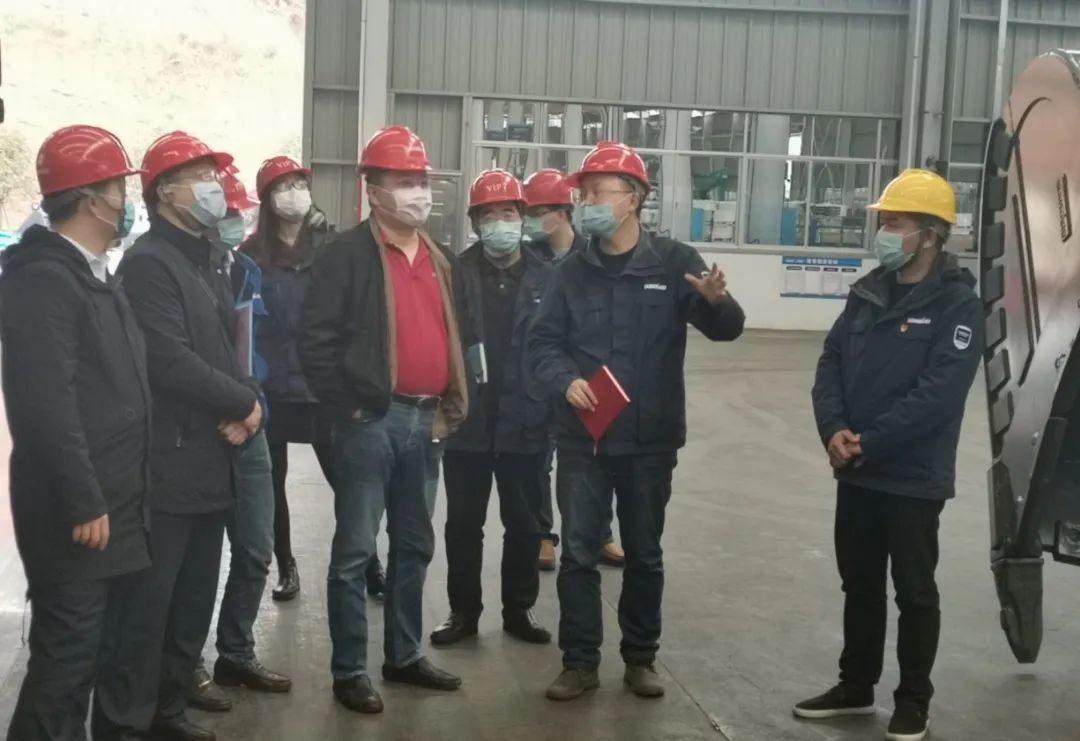 市工信局调研k豆钱包智能国度先进集群较量项目