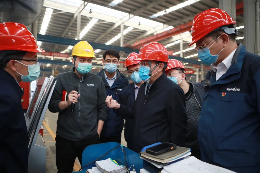 宁夏工信厅副厅长张伟一行调研k豆钱包智能