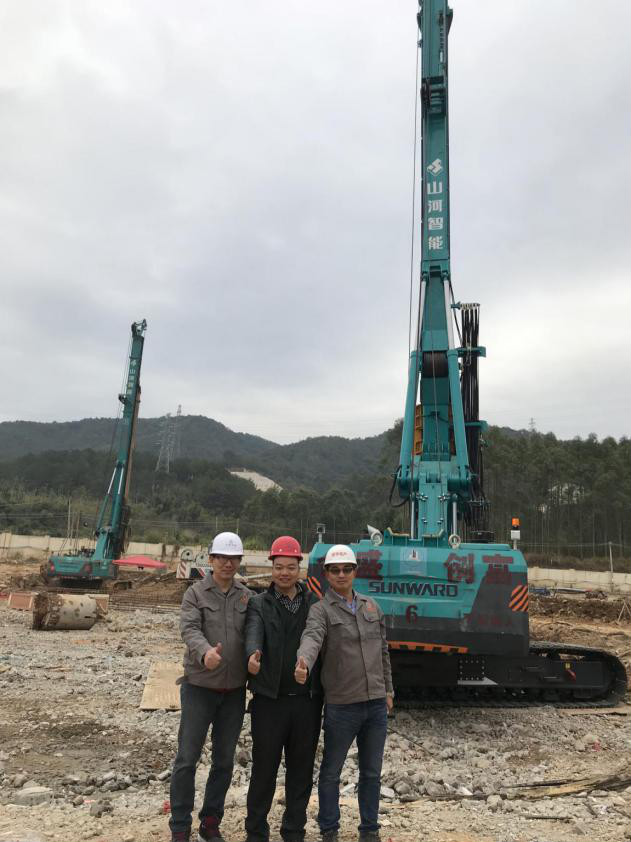 星级品质+星级售后，所以他选择了k豆钱包智能旋挖钻机