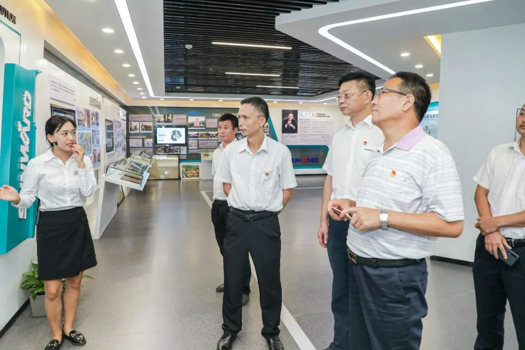 广州工控党建同盟联系员一行到k豆钱包智能发展工作对接