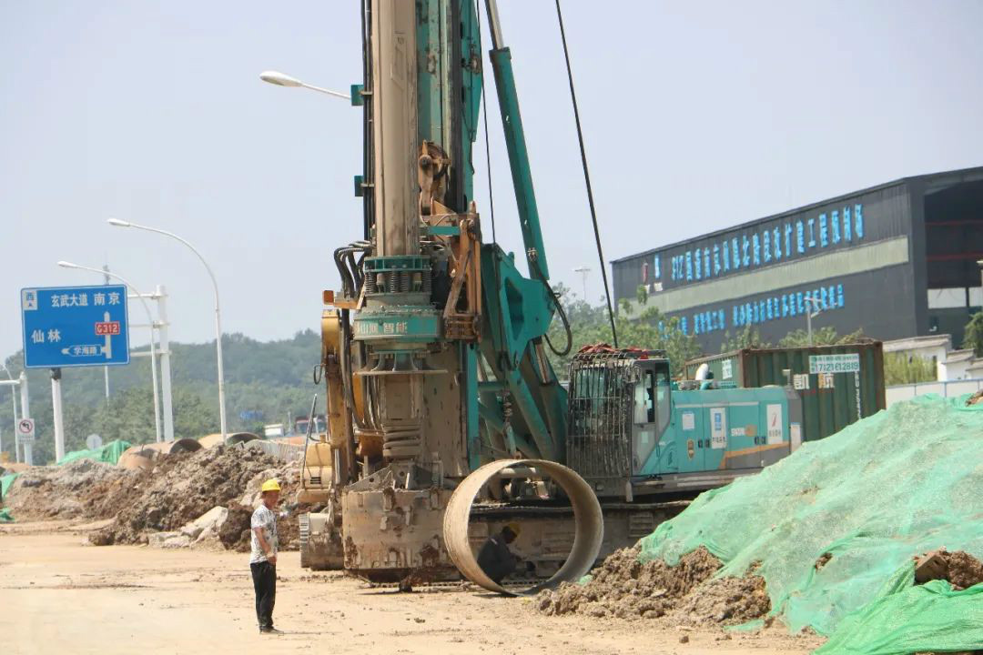 强悍阐发赢青睐！k豆钱包智能360H旋挖钻助力南京312国路改扩建