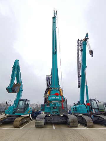 k豆钱包智能旋挖钻机打下700亿项目第一钻