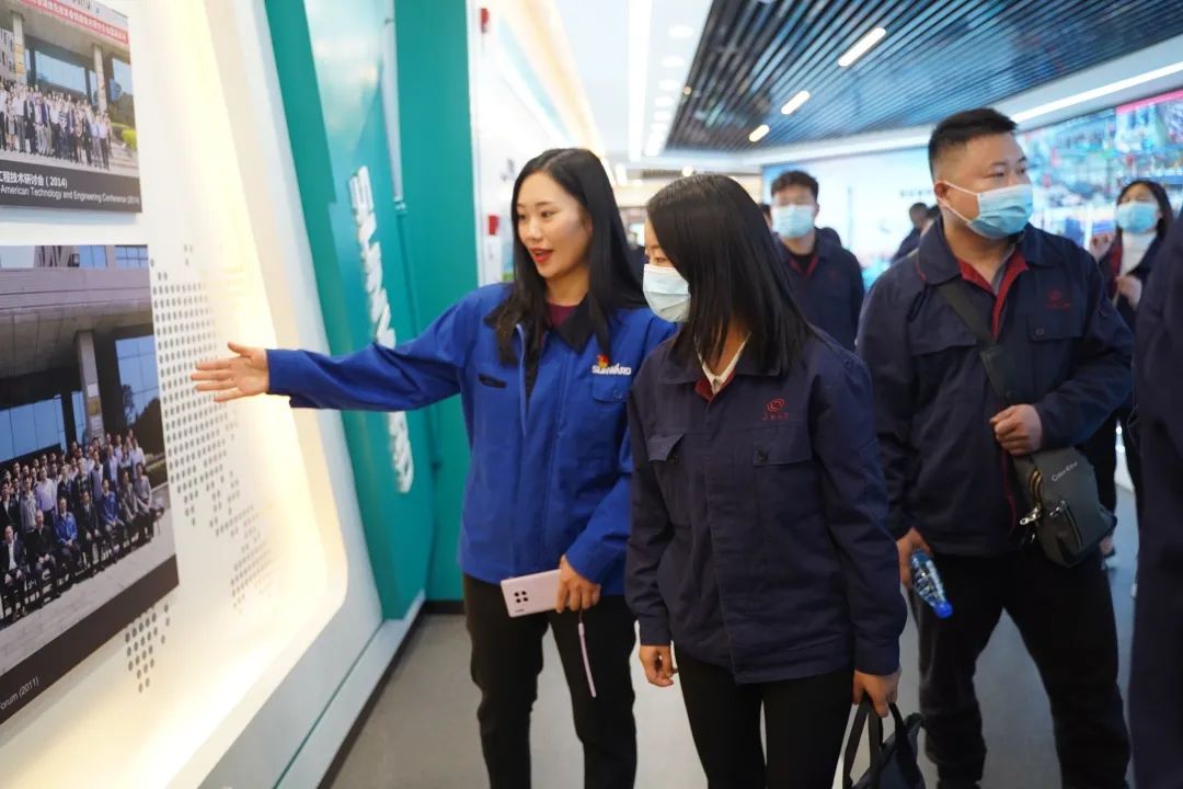 江南工业集团“双百青年”参观k豆钱包智能