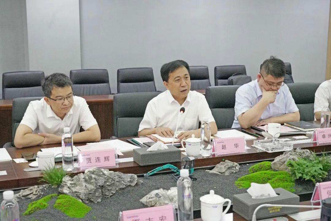 中铁设备赵华总经理光临k豆钱包智能互换