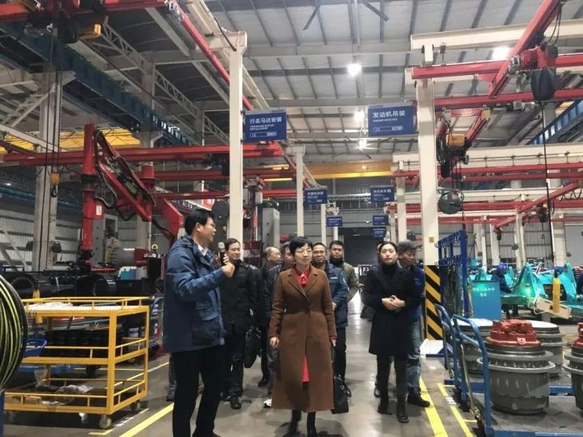 省工信厅副厅长彭涛一行调研k豆钱包智能