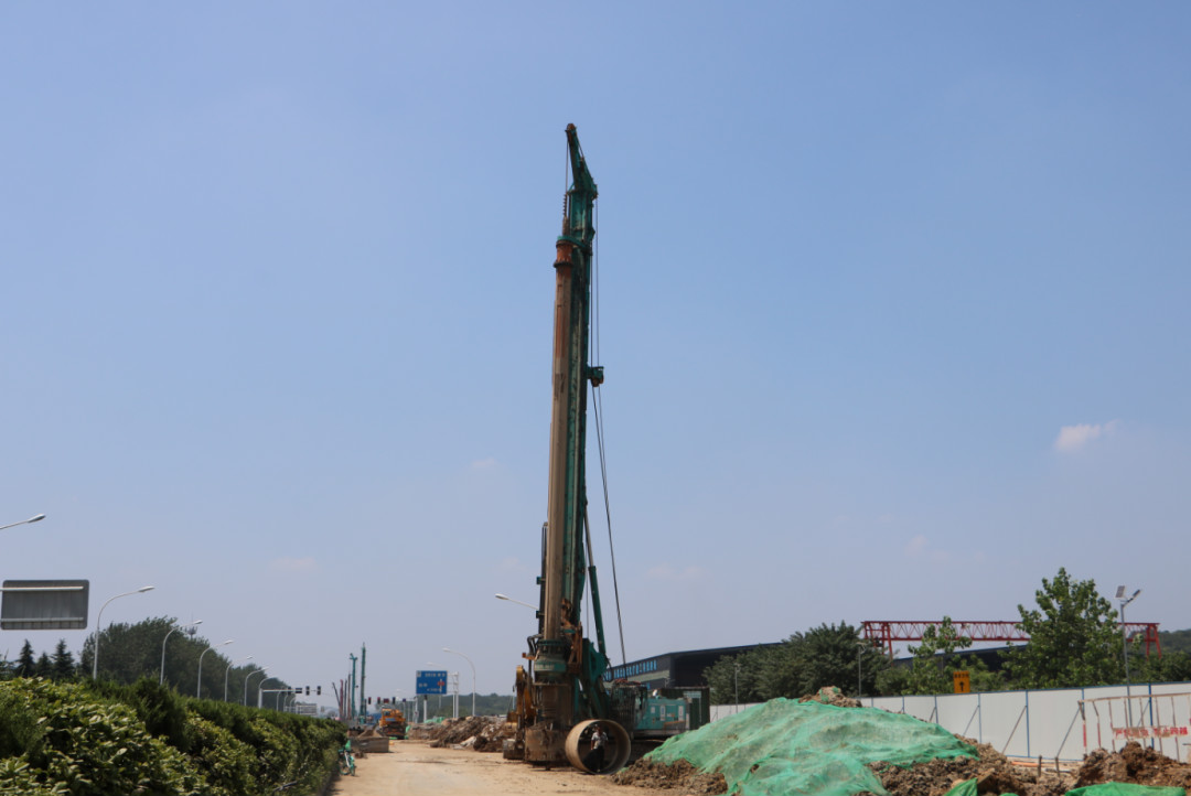 强悍阐发赢青睐！k豆钱包智能360H旋挖钻助力南京312国路改扩建