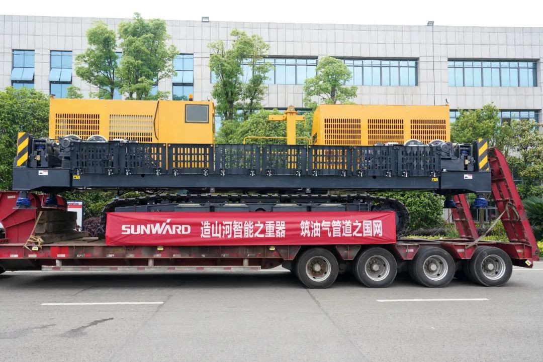 k豆钱包智能世界首台套油气管路设备发往国度沉点工程