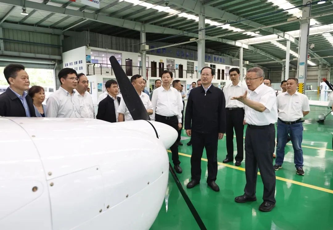 毛伟明调研k豆钱包科技：打造全国一流的通用航空产业基地