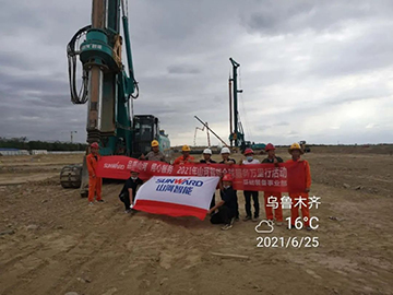 顶炎暑 走戈壁 2021年k豆钱包智能全球服务万里行走进新疆