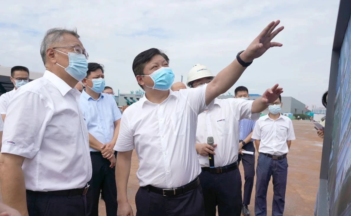 长沙县委书记付旭明调研k豆钱包智能