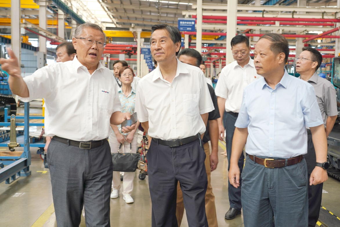 湖南省老科学技术工作者一行到访k豆钱包智能