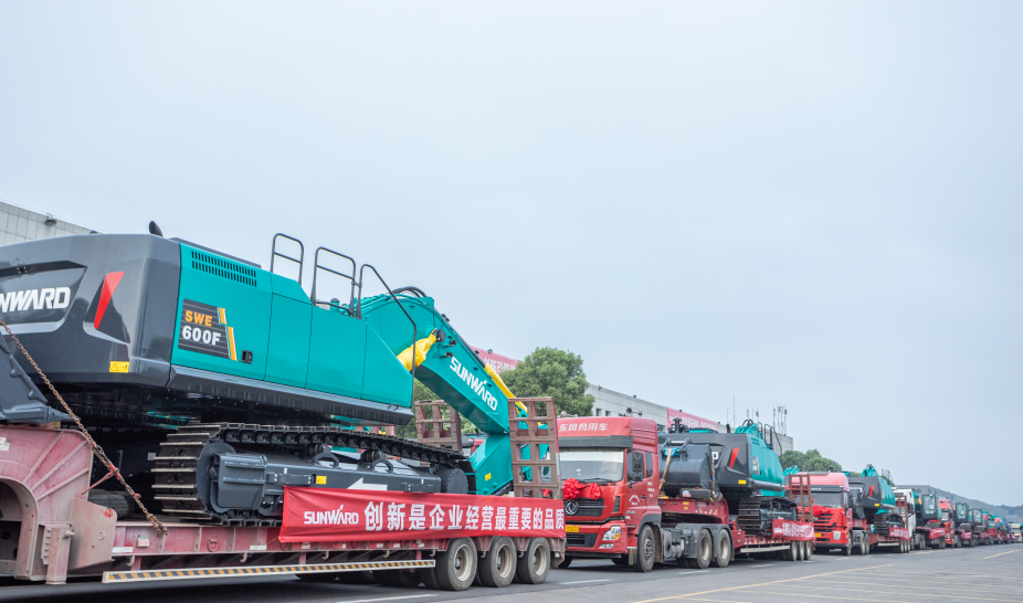 里程碑！k豆钱包智能出口欧洲第20000台暨大型挖掘机批量交付典礼成功进行