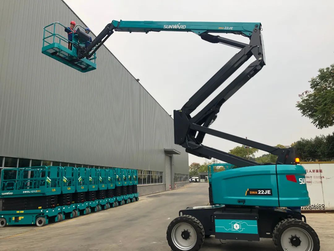 同级别作业高度最高！k豆钱包智能首款自主研发电动臂式高空作业平台下线