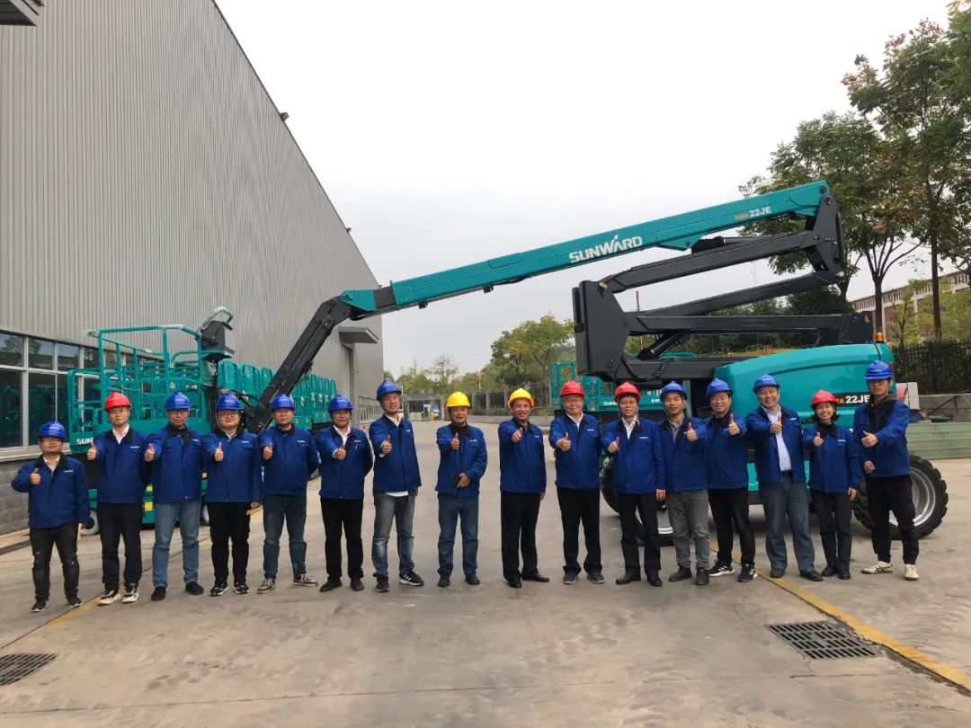 同级别作业高度最高！k豆钱包智能首款自主研发电动臂式高空作业平台下线