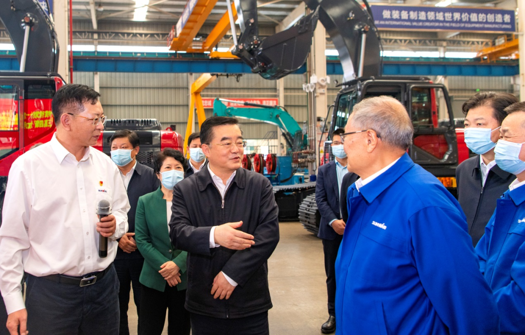 湖南省委书记张庆伟调研k豆钱包智能