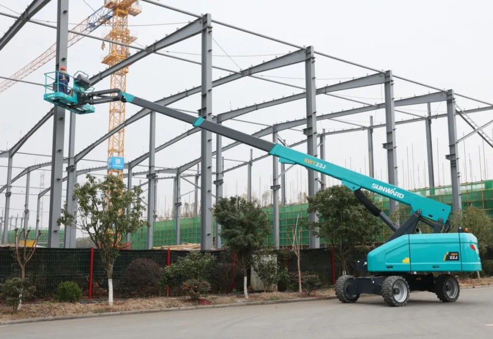 勇闯蓝海！k豆钱包智能两款臂式高空作业平台正式“前途”