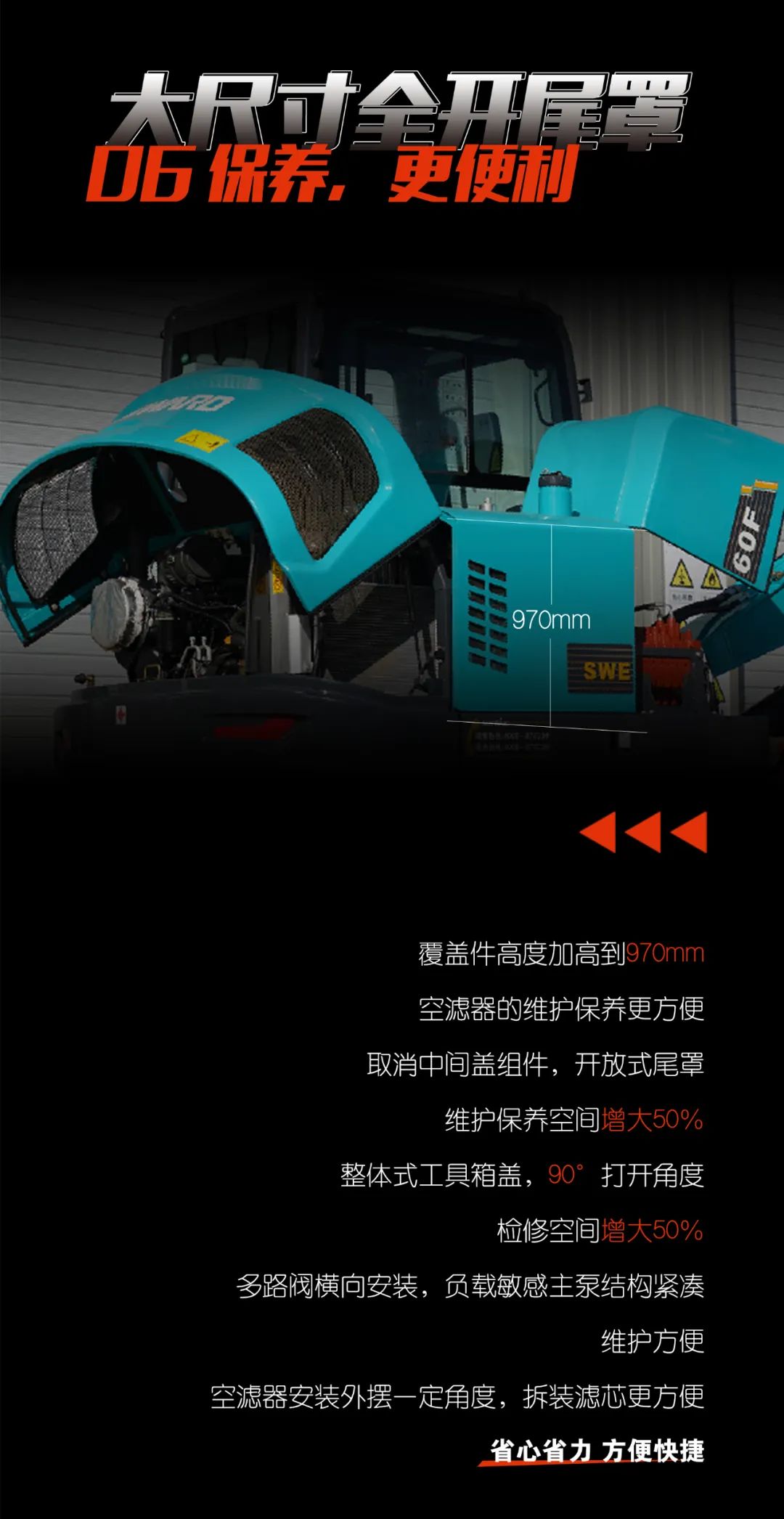 一图读懂 | 献礼七一 · k豆钱包智能SWE60F挖掘机低碳来袭