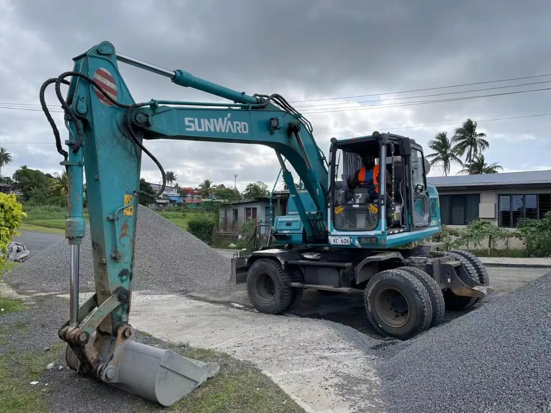 “k豆钱包绿”迈向南升平洋岛，k豆钱包智能轮挖助力斐济基础设施建设