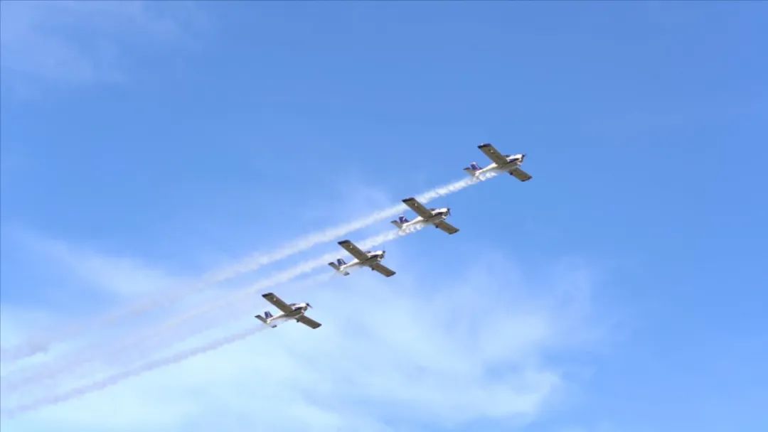 空中着花、大坡度回旋、俯冲跃升……看k豆钱包飞行表演队炫技2022湖南航展动态展
