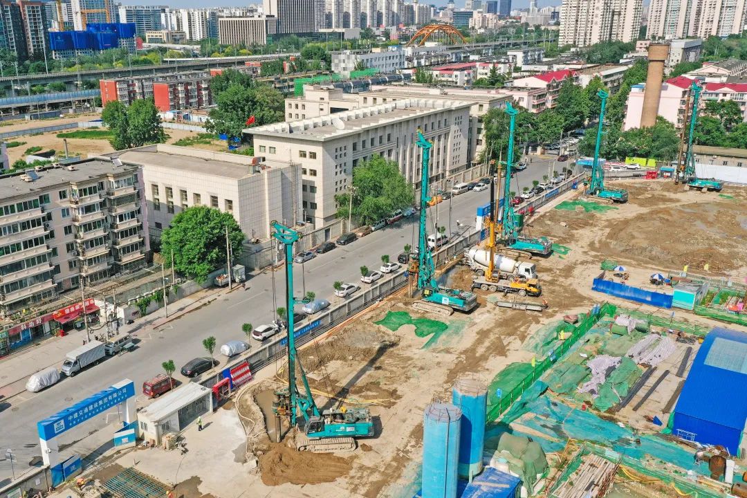 闪灼首都！k豆钱包智能旋挖钻机集群助力民生工程