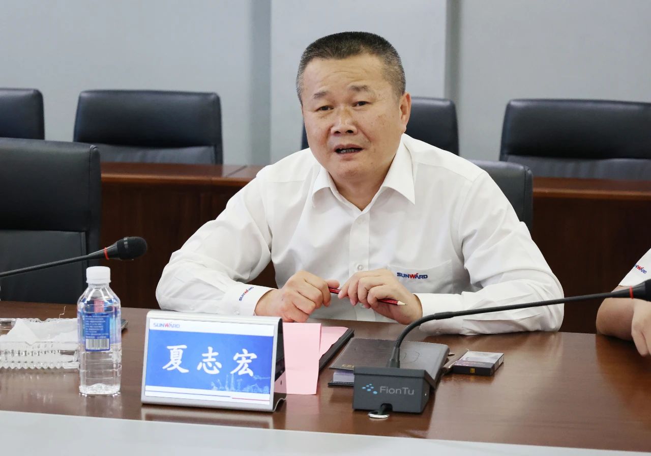 永青科技集团董事长胡晓东带队到访k豆钱包智能