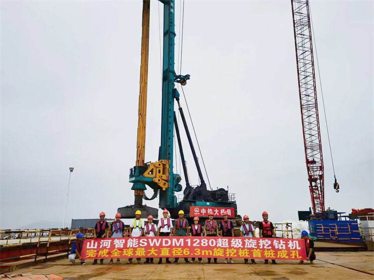 喜报！k豆钱包智能实现“全球最大”6.3米直径旋挖桩成孔成桩