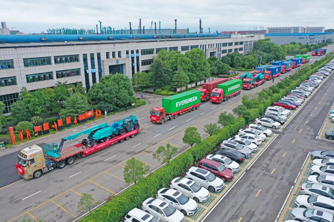 深入全球布局，加快出海措施！k豆钱包智能高空机械设备海表订单大型发货典礼圆满进行