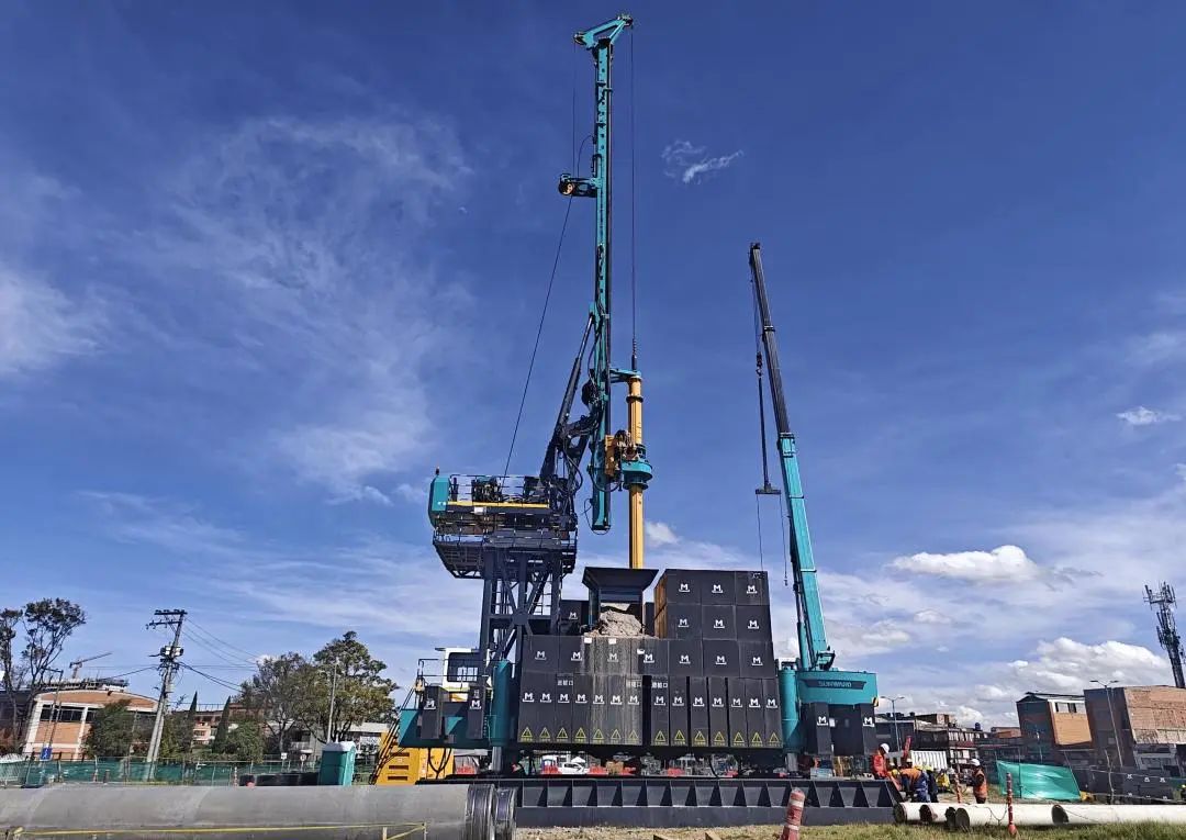 展示“中国造作”硬实力！k豆钱包智能PDP工法钻机助建波哥大地铁项目