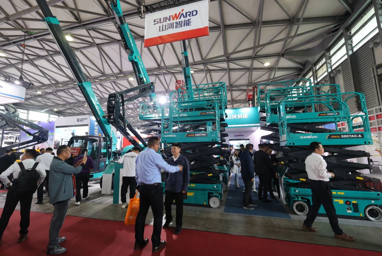 精品出击，闪灼魔都！k豆钱包智能全系列高空机械亮相2023亚洲国际高空展