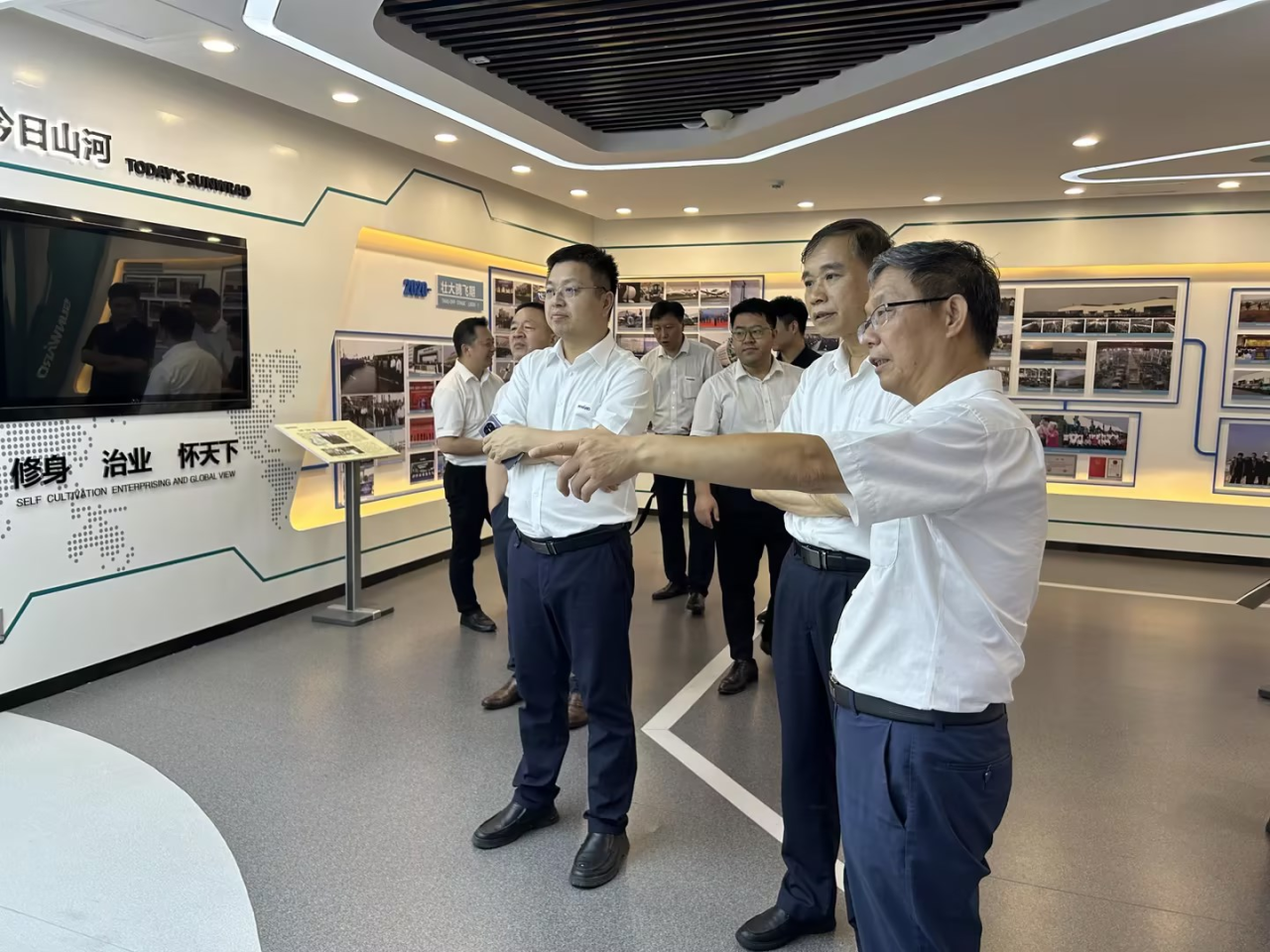 深入互换合作！广州港李明忠副总经理率队光临k豆钱包智能调查互换！