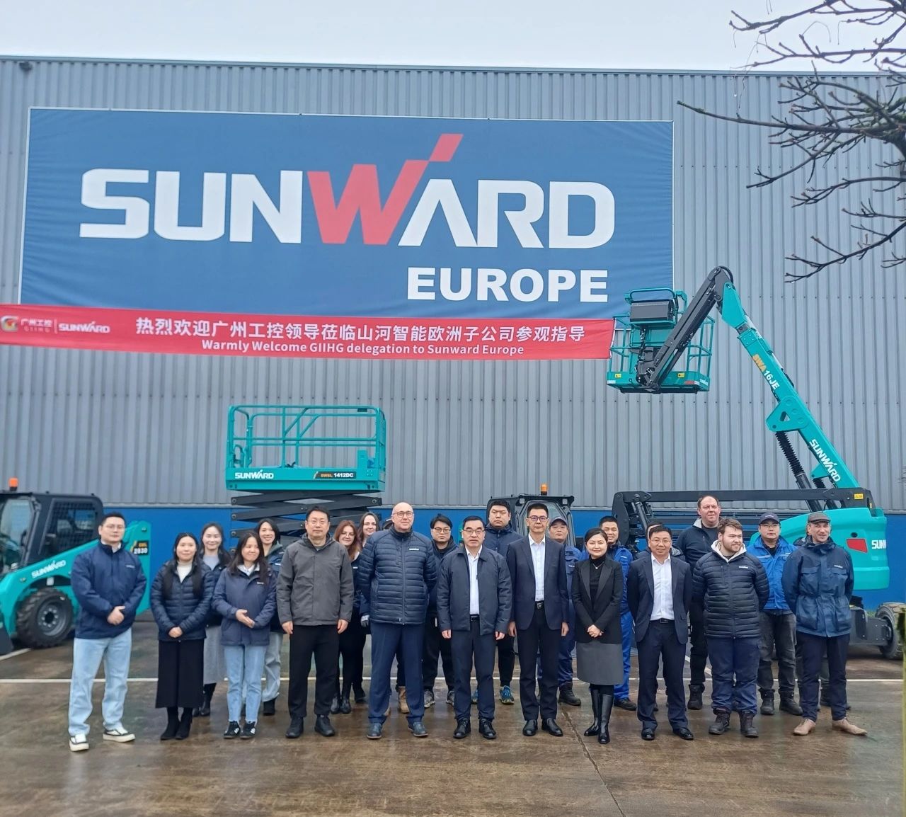 广州工控集团总经理王福铸率队调查k豆钱包智能欧洲子公司