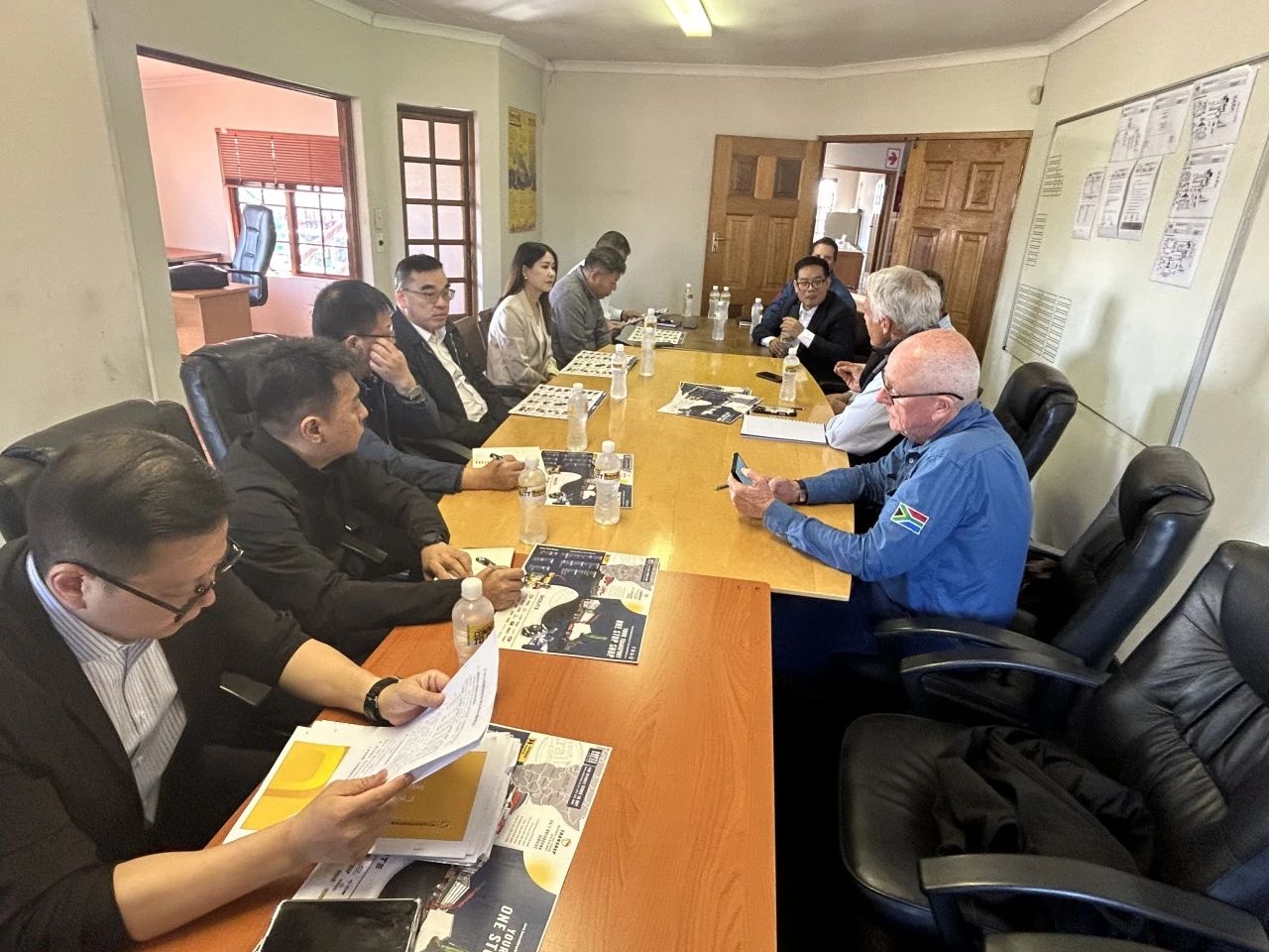 广州工控集团总经理王福铸率队调查k豆钱包智能南非子公司