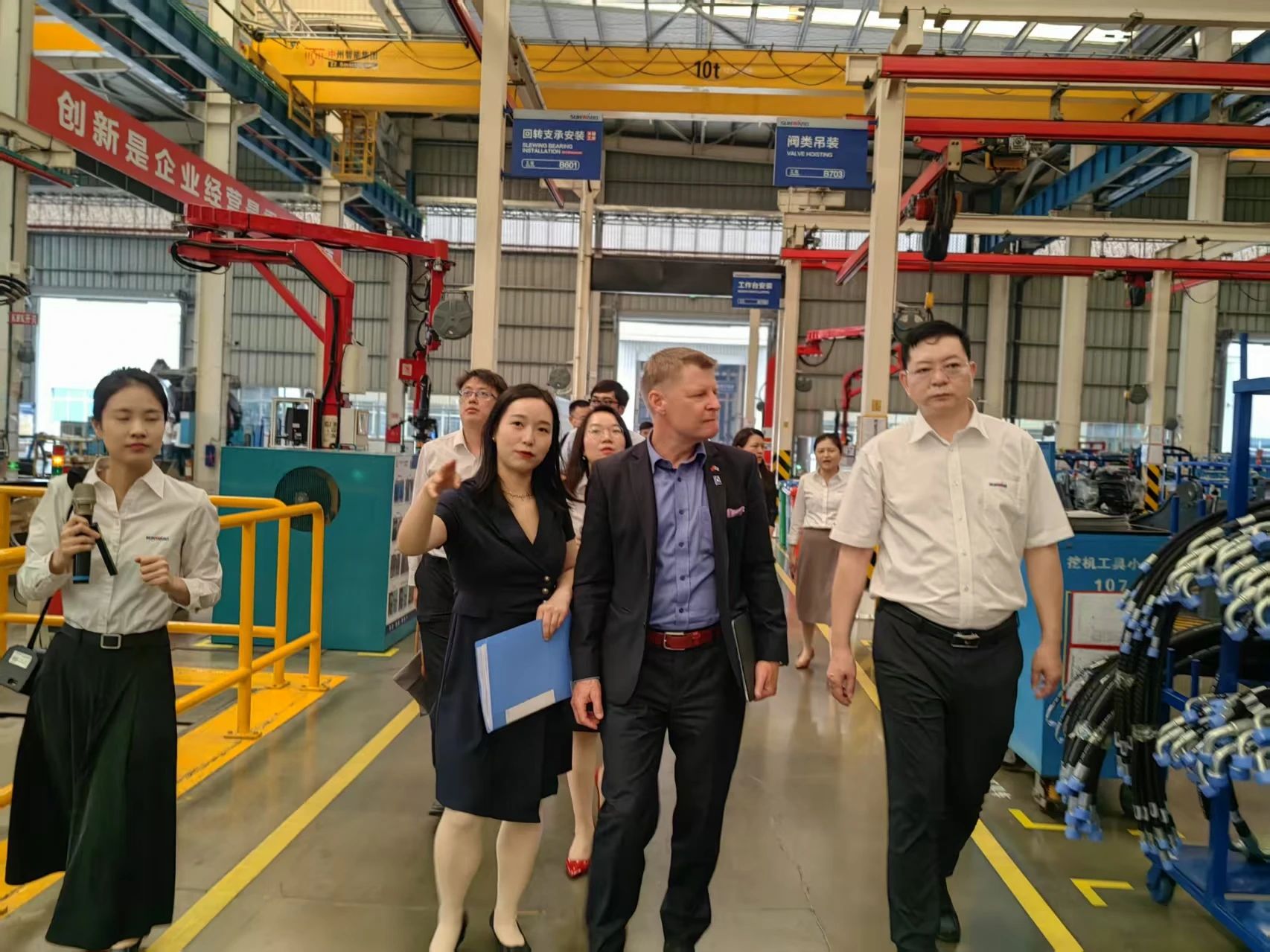 芬兰驻华大使馆商务参赞到访k豆钱包智能